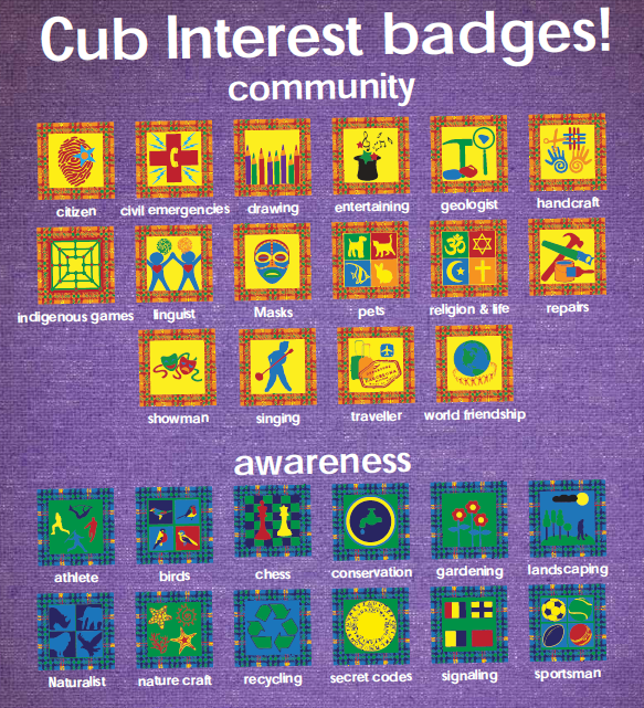 Interest badges